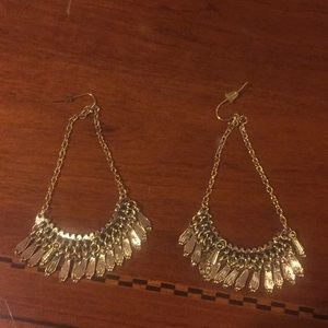 Gold earrings